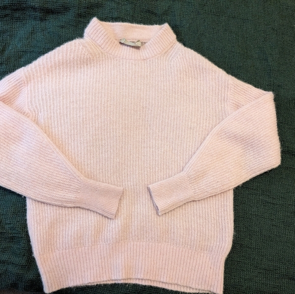 Everlane Alpaca cocoon crew sweater - pale pink lilac - Picture 7 of 8